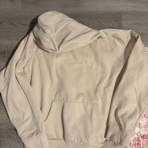 Beige Hoodie Large